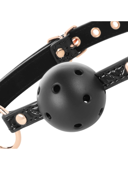 Black Edition Ballknebel Veganes Leder von Begme Black Edition