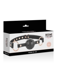 Black Edition Ballknebel Veganes Leder von Begme Black Edition