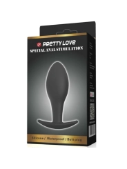 Anal Plug Silikonanker 8.5 cm Schwarz von Pretty Love Bottom