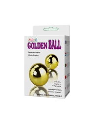 Goldener Vibrator mit Chinesischen Bllen von Baile Stimulating