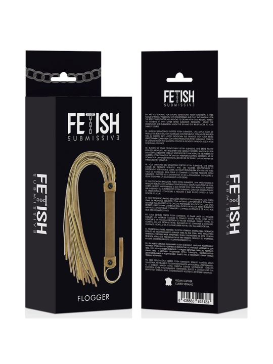 Peitsche aus Veganem Leder von Fetish Submissive Origin