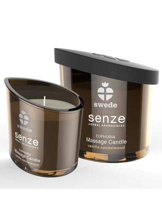 Senze Euphoria Massagekerze - Vanille, Sandelholz von Swede