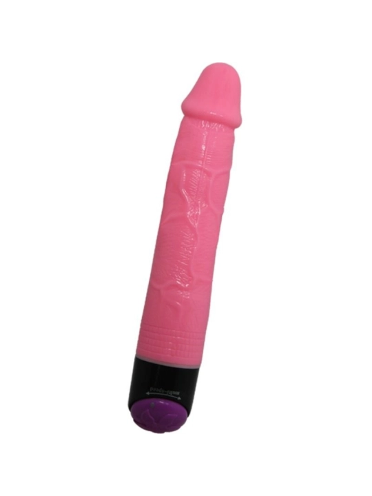 Bunter Sex Realistischer Vibrator Rosa 23 cm von Baile