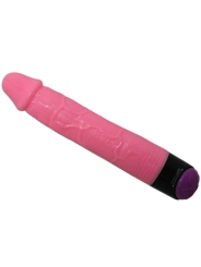 Bunter Sex Realistischer Vibrator Rosa 23 cm von Baile