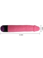 Bunter Sex Realistischer Vibrator Rosa 23 cm von Baile