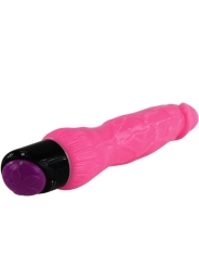 Bunter Sex Realistischer Vibrator Rosa 24 cm von Baile