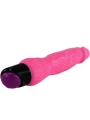 Bunter Sex Realistischer Vibrator Rosa 24 cm von Baile