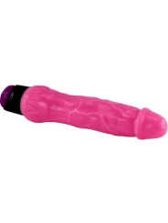 Bunter Sex Realistischer Vibrator Rosa 24 cm von Baile