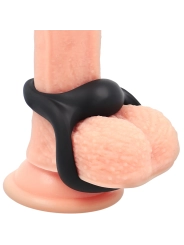 Super Flexibler und Widerstandsfähiger Penis- und Hodenring Pr14 Schwarz von Powering