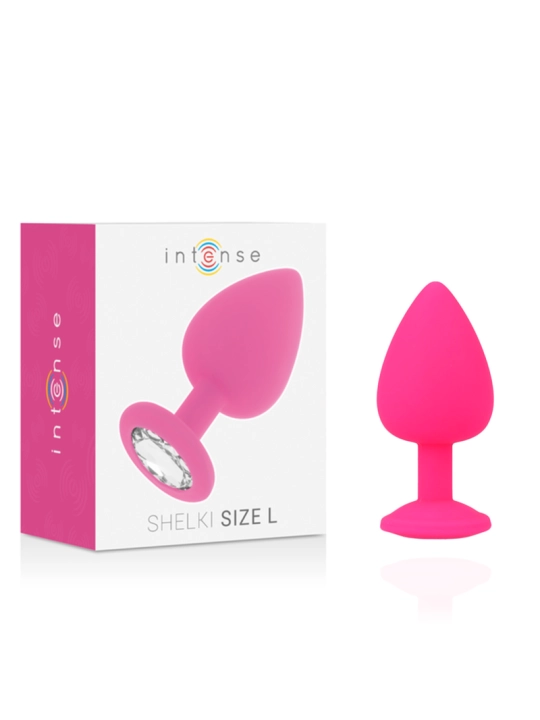 Shelki L Plug Anal Fuchsia von Intense Anal Toys