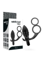 Analplug mit Doppeltem Schwarzen Ring von Addicted Toys