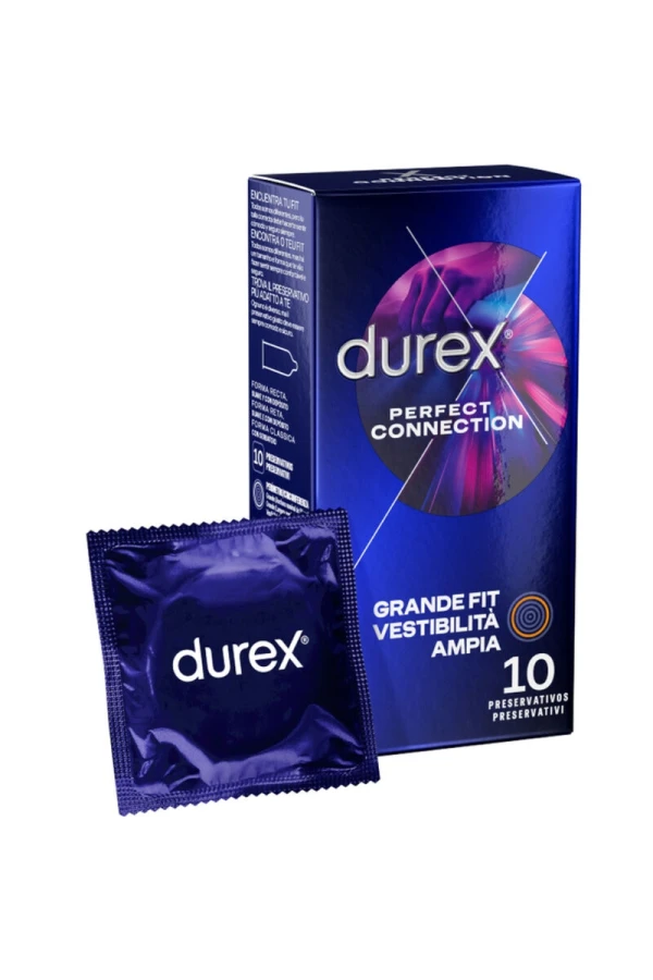 Perfect Connection Silikon Extra Schmierung 10 Stück von Durex Condoms