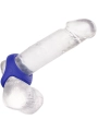 Admiral Cock Ball Dual Ring Blau von Calexotics