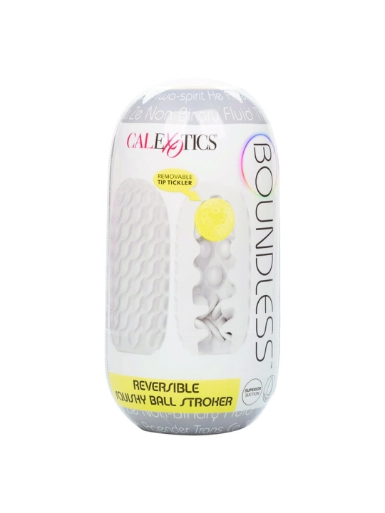 Boundless Reversible Squishy Ball Stroke Grau von Calexotics