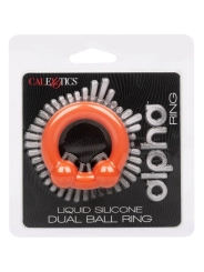 Alpha Dual Ball Ring Orange von Calexotics