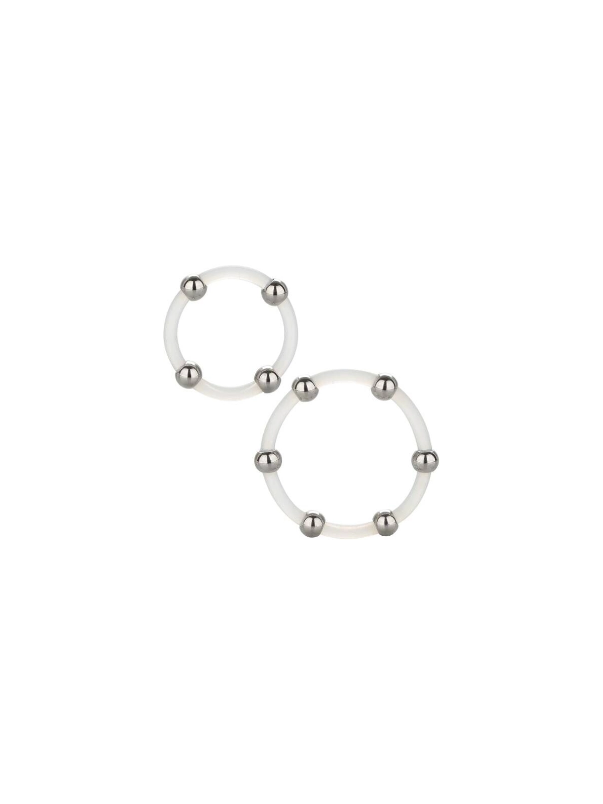 Stahlperlen-Silikonring-Set von Calexotics