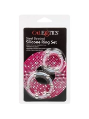 Stahlperlen-Silikonring-Set von Calexotics