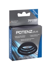 Plus 3 Schwarze Ringe Satz - S, M, L von Joydivision Potenzduo