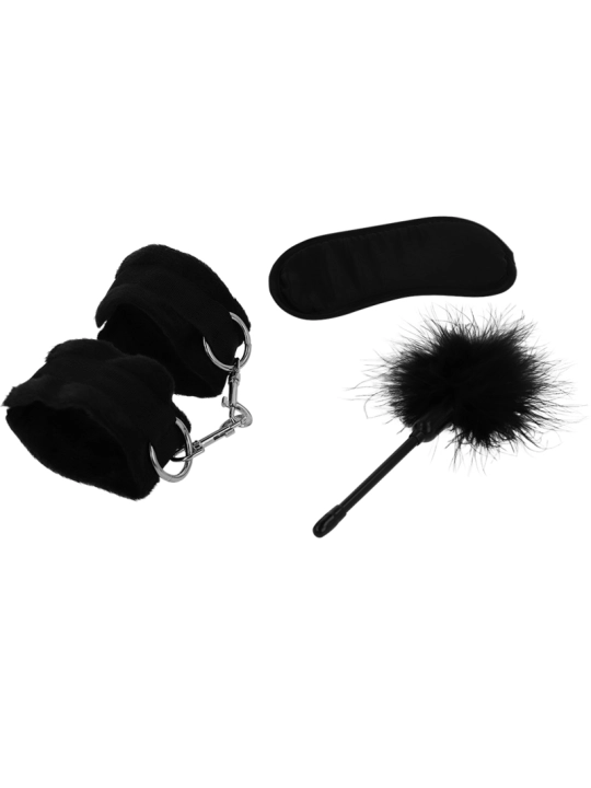 Fetish Erotikspielset 2 mit Handschellen, Blindmaske und Kitzel von Intense Fetish