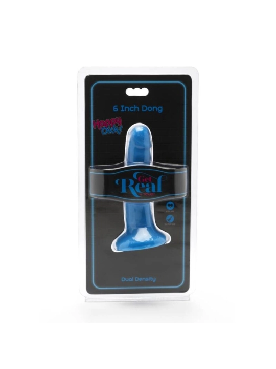 Happy Dicks Dildo 12 cm Blau von Get Real