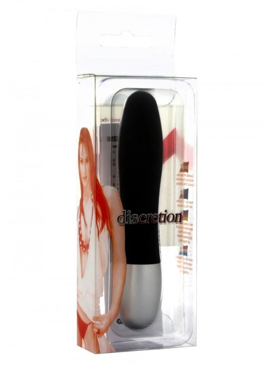 Discretion Schwarzer Vibrator von Seven Creations