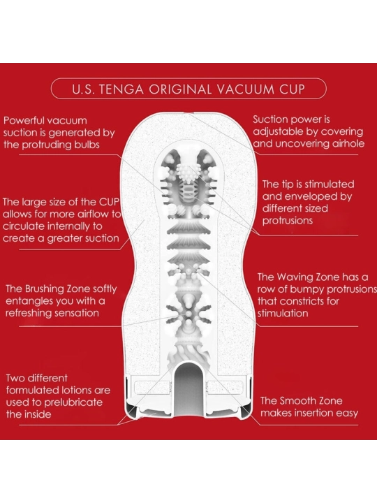 Us Original Vacuum Cup Masturbator von Tenga