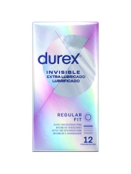 Unsichtbares Extra Geschmiertes 12 Stück von Durex Condoms