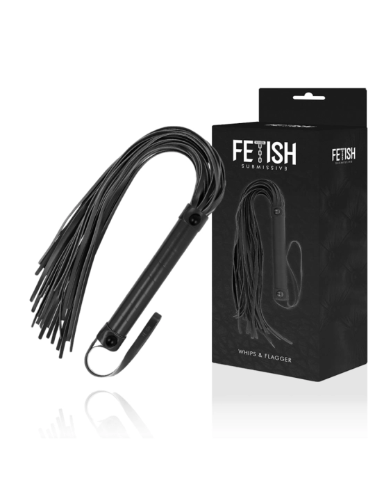 Peitsche aus Veganem Leder von Fetish Submissive Bondage