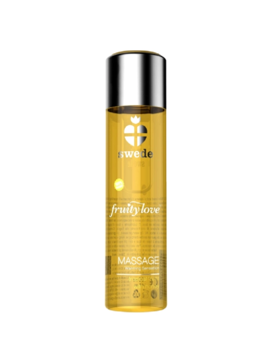 Fruity Love Massageöl mit Wärmendem Effekt Tropisches Fruchtiges mit Honig 120 ml. von Swede