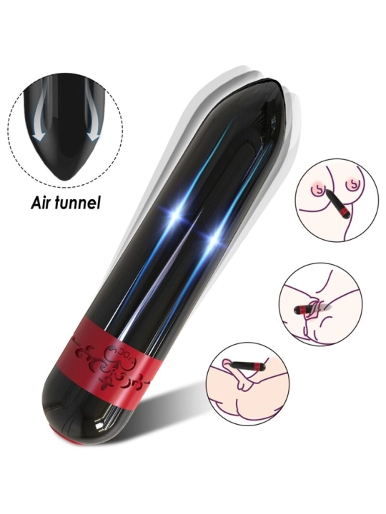 Raketenvibrator Bullet Schwarz von Armony Stimulators