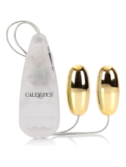 Vibrierende Kugeln Gold Duo von Calexotics