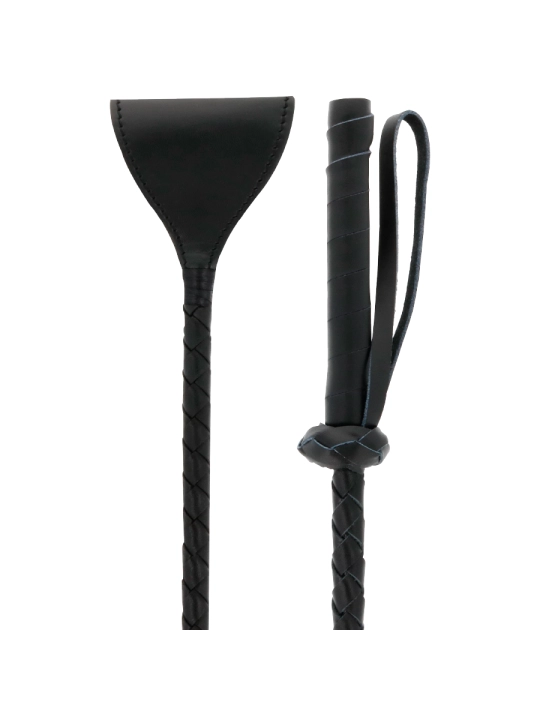 Schwarze Whipper-Peitsche von Darkness Sensations