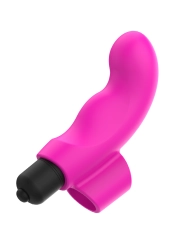 Neonpinker Fingerhut-Vibrator Xmas Edition von Ohmama Vibrators