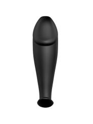 Silikon Anal Plug Penis Form und 12 Vibrationsmodi Schwarz von Pretty Love Bottom