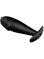 Silikon Anal Plug Penis Form und 12 Vibrationsmodi Schwarz von Pretty Love Bottom