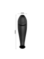 Silikon Anal Plug Penis Form und 12 Vibrationsmodi Schwarz von Pretty Love Bottom