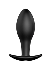 Anal Plug Ankerform Silikon 12 Vibrationsmodi Schwarz von Pretty Love Bottom