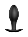 Anal Plug Ankerform Silikon 12 Vibrationsmodi Schwarz von Pretty Love Bottom