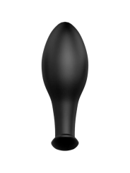 Anal Plug Ankerform Silikon 12 Vibrationsmodi Schwarz von Pretty Love Bottom