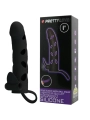 Silikonhülle mit Vibration 15.2 cm von Pretty Love Male