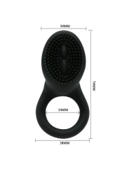 Cobra Vibratorring Schwarz von Pretty Love Male