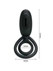 Esther Vibrationsring mit Stimulator von Pretty Love Male