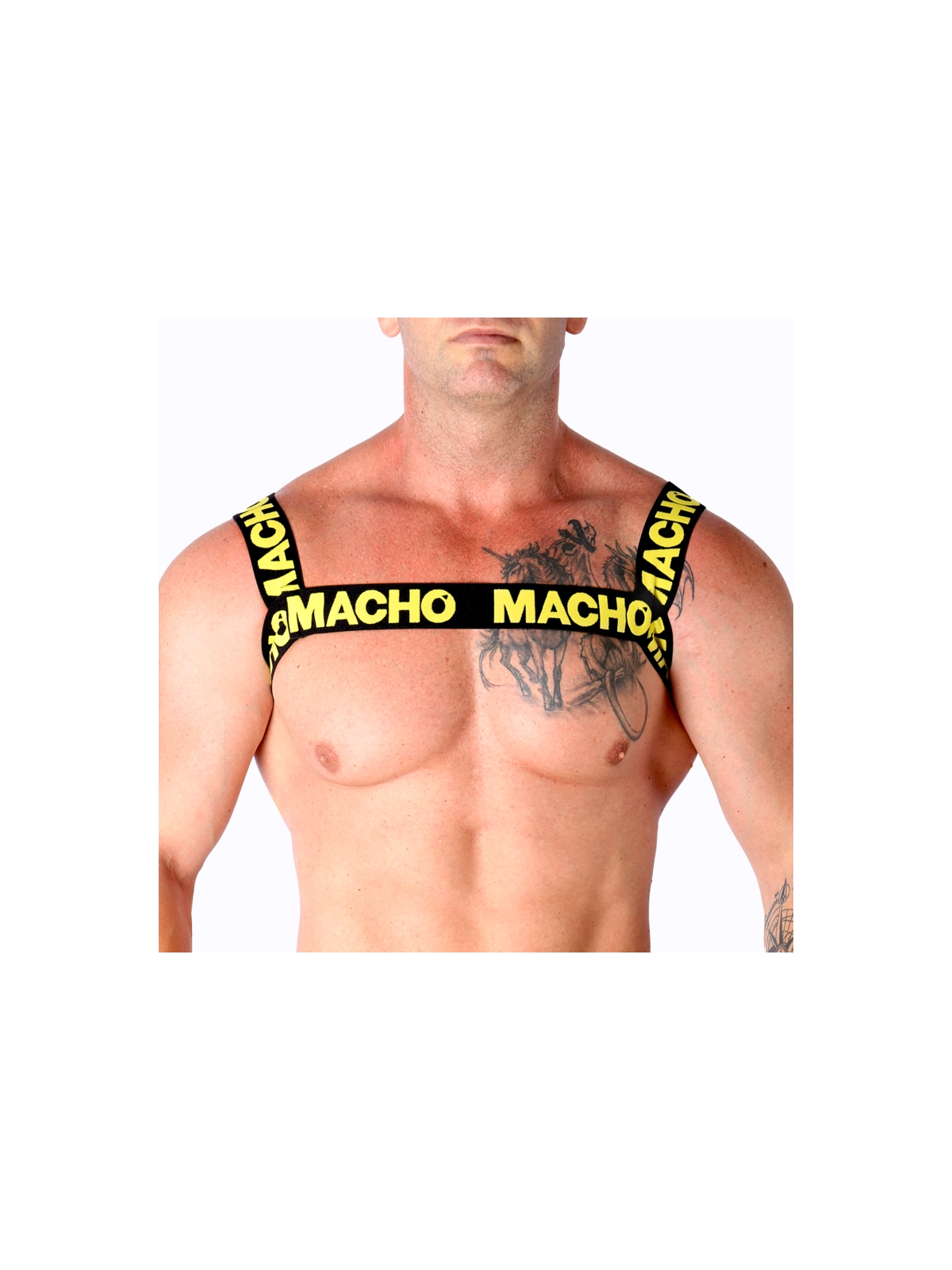 Doppelter Gelber Gurt von Macho Underwear