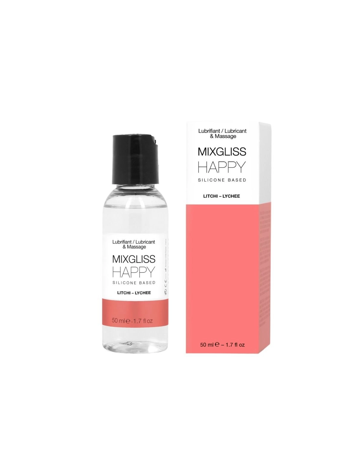 Happy Litchi Silikon-Schmiermittel 50 ml von Mixgliss