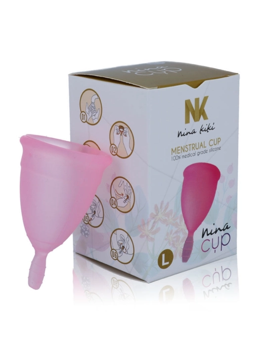 Nina Cup Menstrual Cup Größe L Rosa von Nina Kikí