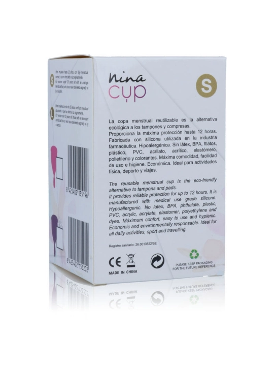 Nina Cup Menstrual Cup Größe S Rosa von Nina Kikí