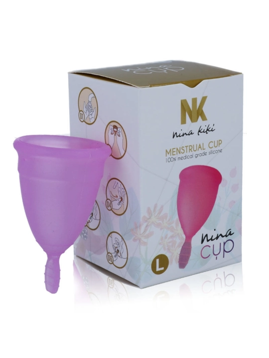 Nina Cup Menstrual Cup Größe L lila von Nina Kikí