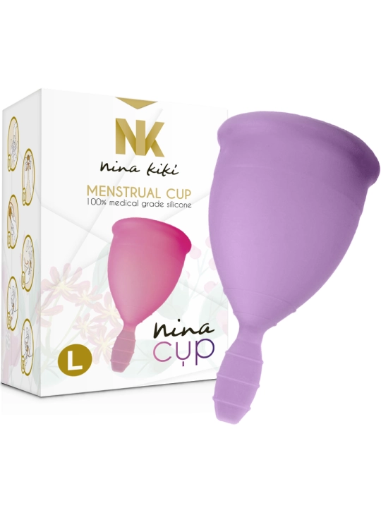 Nina Cup Menstrual Cup Größe L lila von Nina Kikí