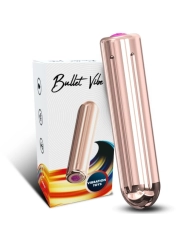 Gespannungskopf-Vibrator-Kugel Golden 2 cm X 8.8 cm von Armony Stimulators