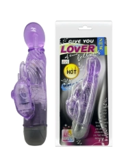 Geben Sie Ihnen Eine Art Liebhabervibrator mit Lila Hasen 10 Modi von Baile Vibrators